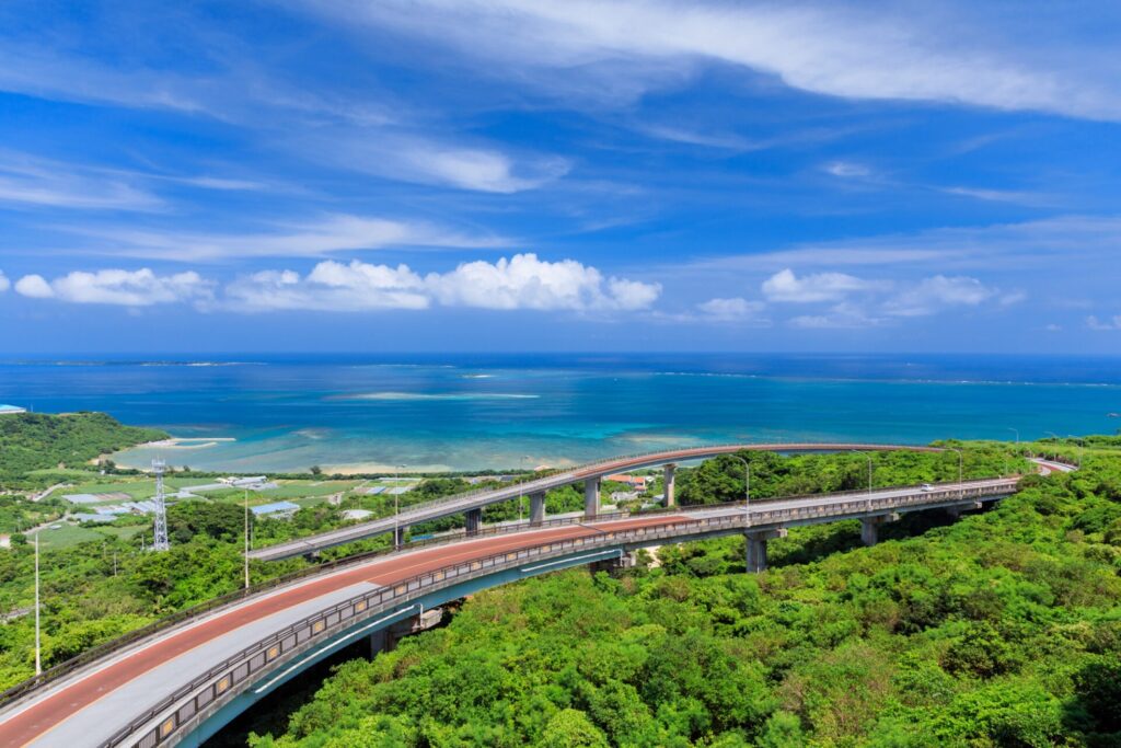 Nirai Bridge Okinawa Japan