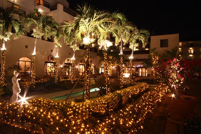 Patio Illumination Hotal Nikko Alivila